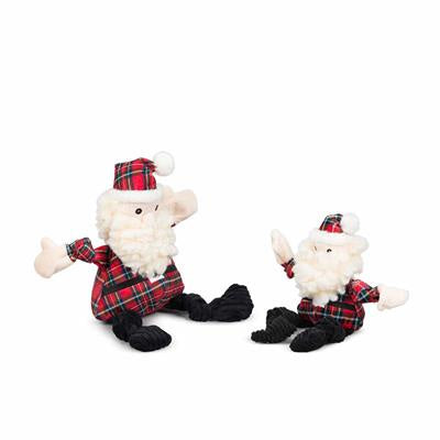 HuggleHounds Santa Knottie Tartan* Supply