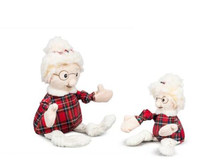 HuggleHounds Mrs Claus Knottie Tartan* Supply