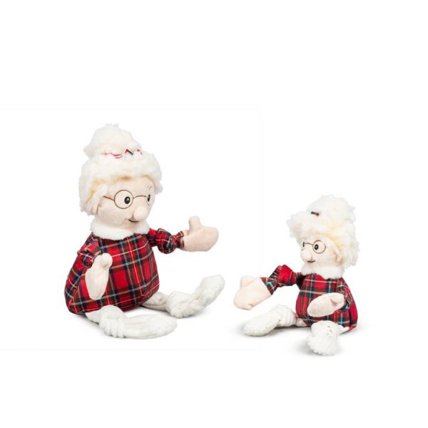 HuggleHounds Mrs Claus Knottie Tartan* Supply