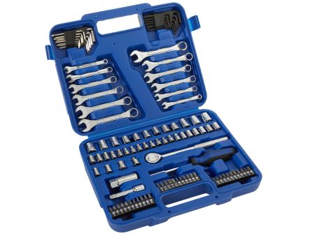 113 Piece 1 4-Inch and 3 8-Inch Mechanics Tool Set For Cheap