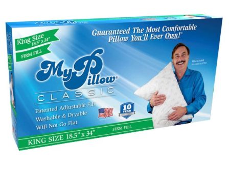 My Pillow Firm Classic King Pillow Foam 1 pk Hot on Sale