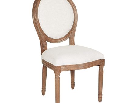 Lillian Oval Back Chair - Rustic Finish, High Performance Fabric, Residential Use Only For Discount