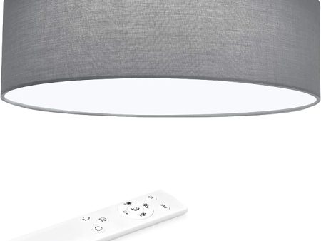 Navaris Flush Mount Ceiling Light - Light Gray Online