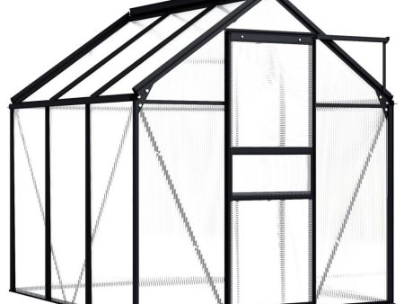 Greenhouse Anthracite Aluminum 38.9 ft² - Protect Your Plants in Style Cheap