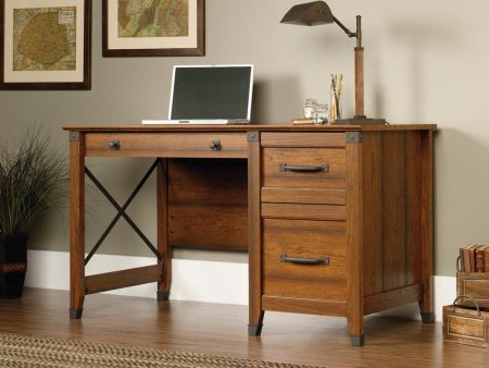 Carson Forge Desk Wc - Rustic Washington Cherry Finish | Buy Online Hot on Sale