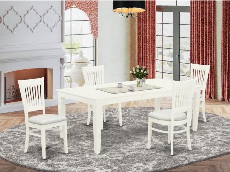 Dining Table- Table Leg Dining Chairs, LGVA5-LWH-C For Cheap