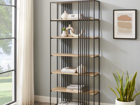 Vulcan 79  Minimalist Open Slat Bookshelf Cheap