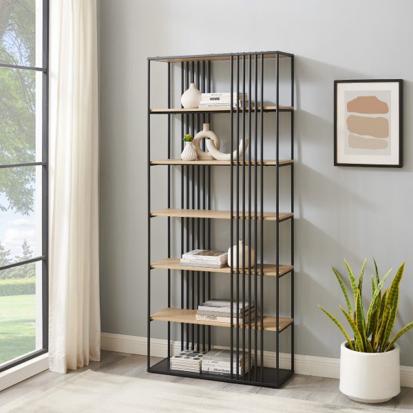 Vulcan 79  Minimalist Open Slat Bookshelf Cheap