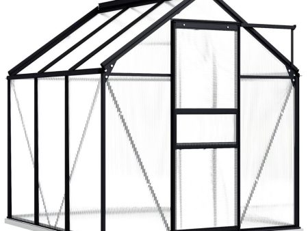 Greenhouse with Base Frame | Anthracite Aluminum | 38.9 ft² Discount