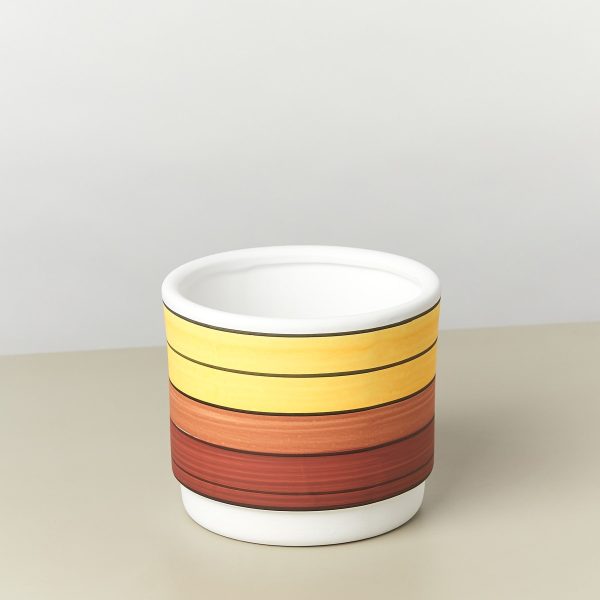 Polychrome Cylinder Pot - 5.5 Inch Online