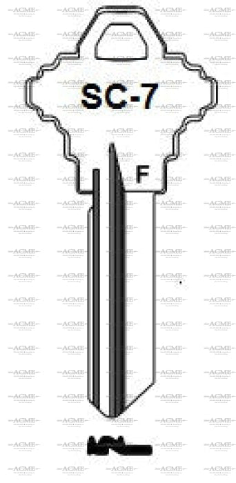 Ilco SC7 1145F Box of 50 Key Blanks For Schlage | AcmeKey.ca USA & Canada For Cheap