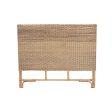 Cantara Bohemian Natural Rattan Queen Size Standalone Headboard - Exotic Craftsmanship For Cheap