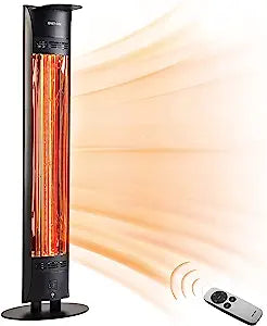 Outdoor Patio Heater, EAST OAK 1500W Portable, Use Cheap