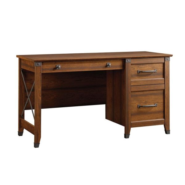 Carson Forge Desk Wc - Rustic Washington Cherry Finish | Buy Online Hot on Sale