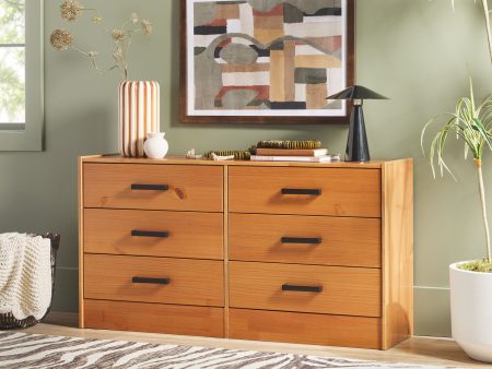 Declan 6-Drawer Solid Wood Dresser with Handles Online Hot Sale