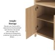 Chantelle Modern Arched Bookshelf with Cabinet Online Sale