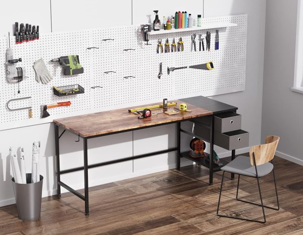 HOMIDEC Office Desk, Computer Desk with Drawers on Sale