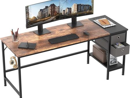 HOMIDEC Office Desk, Computer Desk with Drawers on Sale