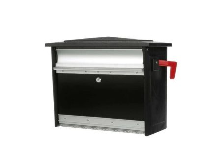 Gibraltar Mailboxes Mailsafe Contemporary Aluminum Wall Mount Black Lock Mailbox For Discount