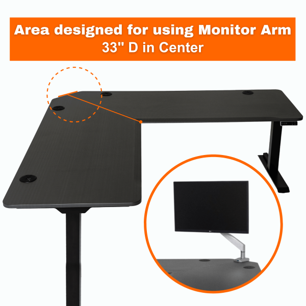 Walker Edison | L-Shaped Standing Desk on Sale