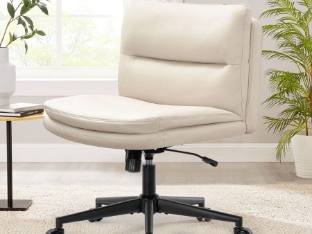 Walker Edison | Faux Leather Criss Cross Desk Office Chair Online Hot Sale