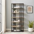 Vulcan 79  Minimalist Open Slat Bookshelf Cheap