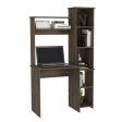 Aramis Desk With Hutch, Five Shelves For Cheap