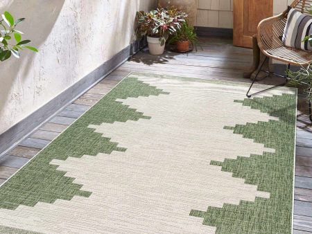 Boutique Rugs - Djugun Green Indoor & Outdoor Rug Fashion