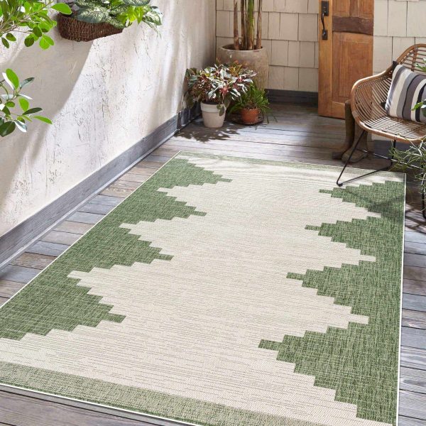 Boutique Rugs - Djugun Green Indoor & Outdoor Rug Fashion