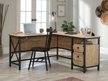 Steel River L-Desk - Industrial Style and Design for Your Home Office For Discount