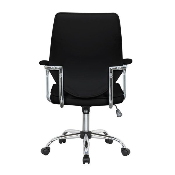 LeisureMod Winchester Home Leather Office Chair - Stylish, Comfortable, and Ergonomic Fashion