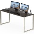 SHW Home Office 55-Inch Computer Desk, Espresso For Sale