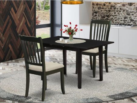 Dining Table- Dining Chairs, NODA3-BLK-C Supply