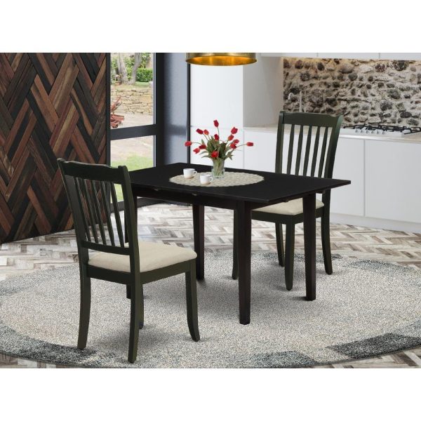 Dining Table- Dining Chairs, NODA3-BLK-C Supply