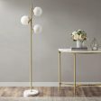 INK+IVY Holloway Floor Lamp - Modern Style, Gold Finish For Sale