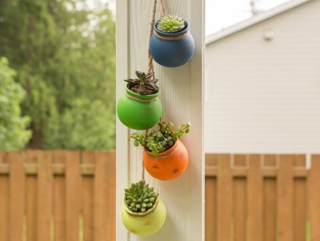 Southwestern Dangling Pots Decor Sale