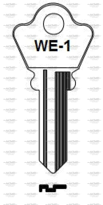 Ilco WE1 1123 Box of 50 Key Blanks for Welch | AcmeKey.ca USA & Canada Supply
