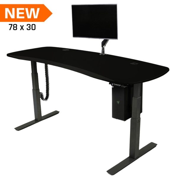 Walker Edison | Standing Gaming Desk + 5 Accessories Gaming Bundle Online Sale