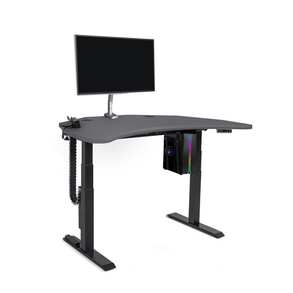 Walker Edison | Corner Gaming Desk + 5 Accessories Gaming Station Bundle Supply