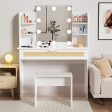 Walker Edison | Rattan Vanity Desk Set with Stool Online Sale