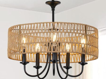 Walker Edison | Modern Farmhouse Chandelier Light Fixture Supply