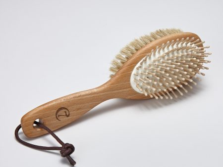 Dog Fur Brush with Leather Loop For Cheap