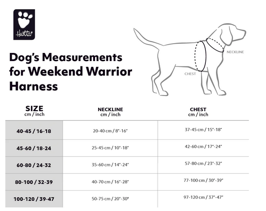 Hurtta Dog Harness: Weekend Warrior, Raven Online