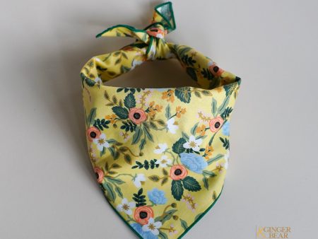 Garden Party Lemon, Dog Bandana For Discount