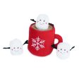 Holiday Burrow Hot Cocoa, Interactive toy for Dogs and Cats Online Hot Sale