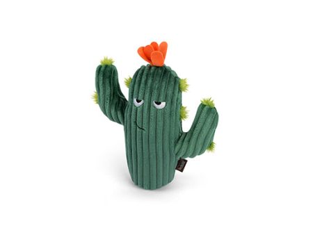 P.L.A.Y. Blooming Buddies Squeaky Plush Dog toys, Prickly Pup Cactus Discount