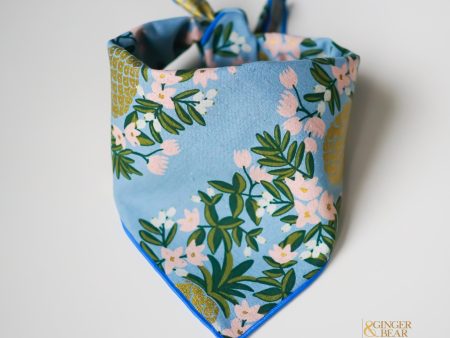 Pineapple Periwinkle, Dog Bandana Hot on Sale