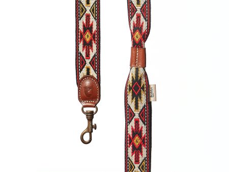 Dog Lead: Peyote Rojo Fashion