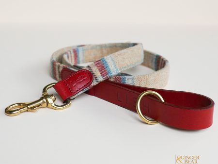 LISH Dixie Tartan Tweed Dog Lead on Sale