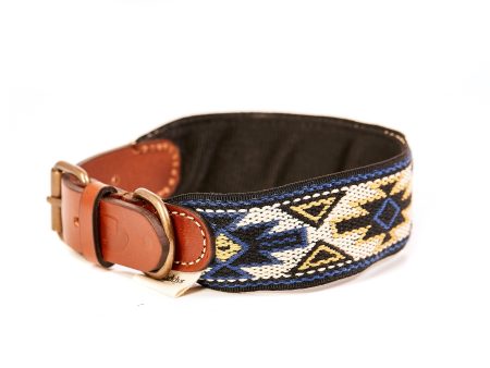 Dog Collar: Peyote Azul Hot on Sale